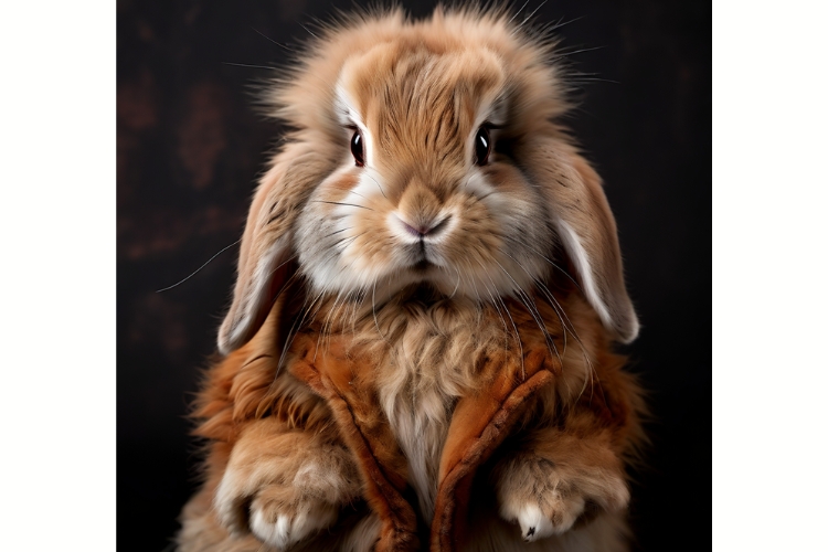 Holland Lop's Fur rabbit Coat